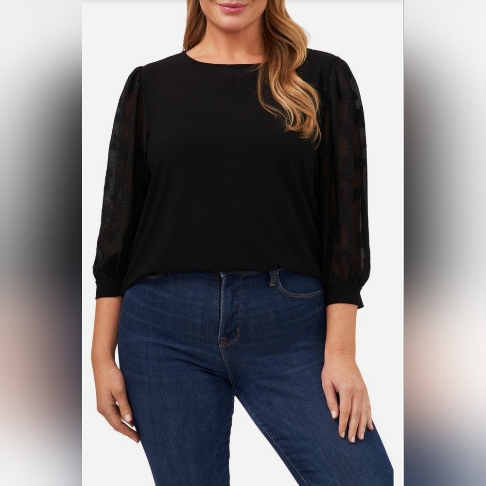 NWT CeCe Sport Volumnious Knit Top Size 1X
